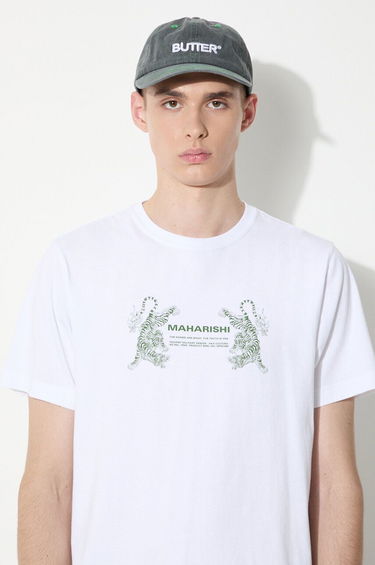 Тениска Maharishi Maharishi Double Tigers Miltype T-Shirt Бяло | 1305.WHITE, 4