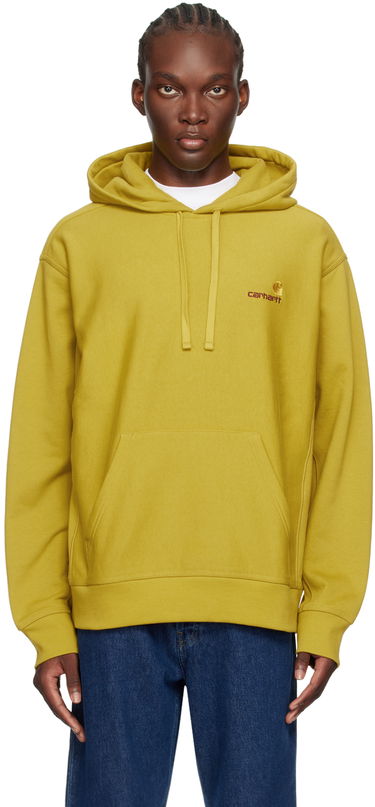 Суитчър Carhartt WIP Work In Progress American Script Hoodie Жълто | I028279, 0
