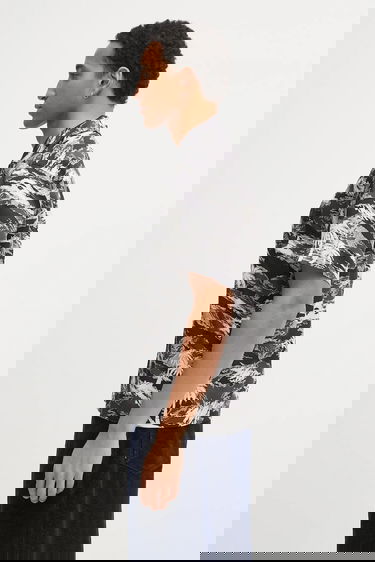 Риза BAPE Palm Tree Camo Open Collar Regular Shirt Многоцветен | 1L30132306, 1