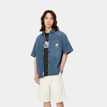 Риза Carhartt WIP S/S Ody Shirt Синьо | I033347_01_4L, 1