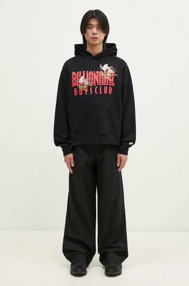 Суитчър BILLIONAIRE BOYS CLUB Billionaire Boys Club Duck Embroidered Straight Logo Popover Hoodie Черно | B24450, 4