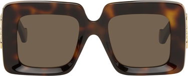 Слънчеви очила Loewe Beveled Square Maxi Anagram Sunglasses Кафяво | LW40176UW5152E 192337240218, 0
