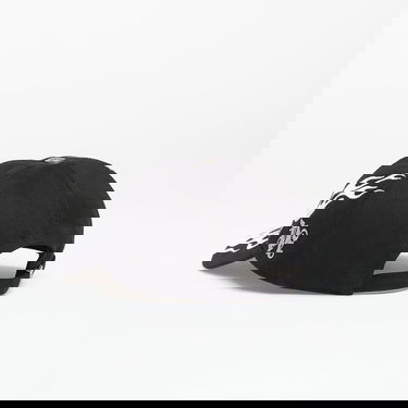 Шапка с козирка Palm Angels Curved Logo Flames Cap Black/ Light Grey Universal Черно | PMLB104F25FAB0061005, 1