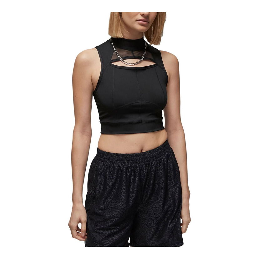 Съкратен топ Jordan Air Jordan Sport Crop Top Черно | DZ3235-010