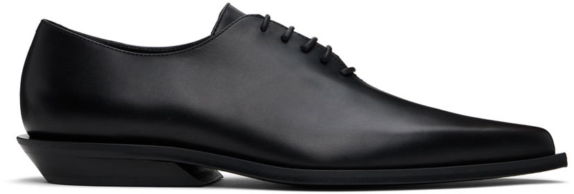 Аксесоари Ann Demeulemeester Ann Demeulemeester Mika Pointy Micro Heel Oxfords Черно | 2402-M-F06-LT131-099