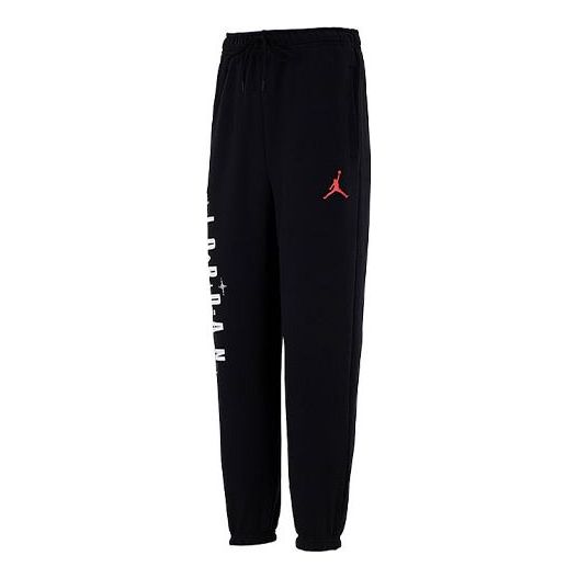 Спортни панталони Jordan Air Jordan Logo Casual Pants Черно | DO9154-010