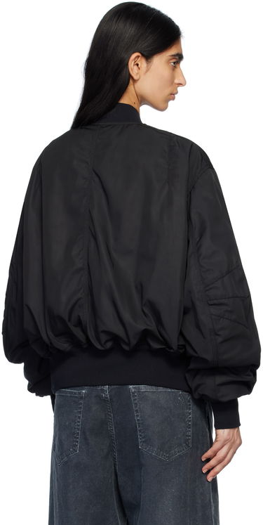Яке бомбър The Attico Attico Anja Bomber Jacket Черно | 250WCB00070 PLL001AA, 2