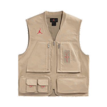 Жилетка Cactus Jack by Travis Scott Jordan x Utility Vest Бежово | CW3169 201, 0