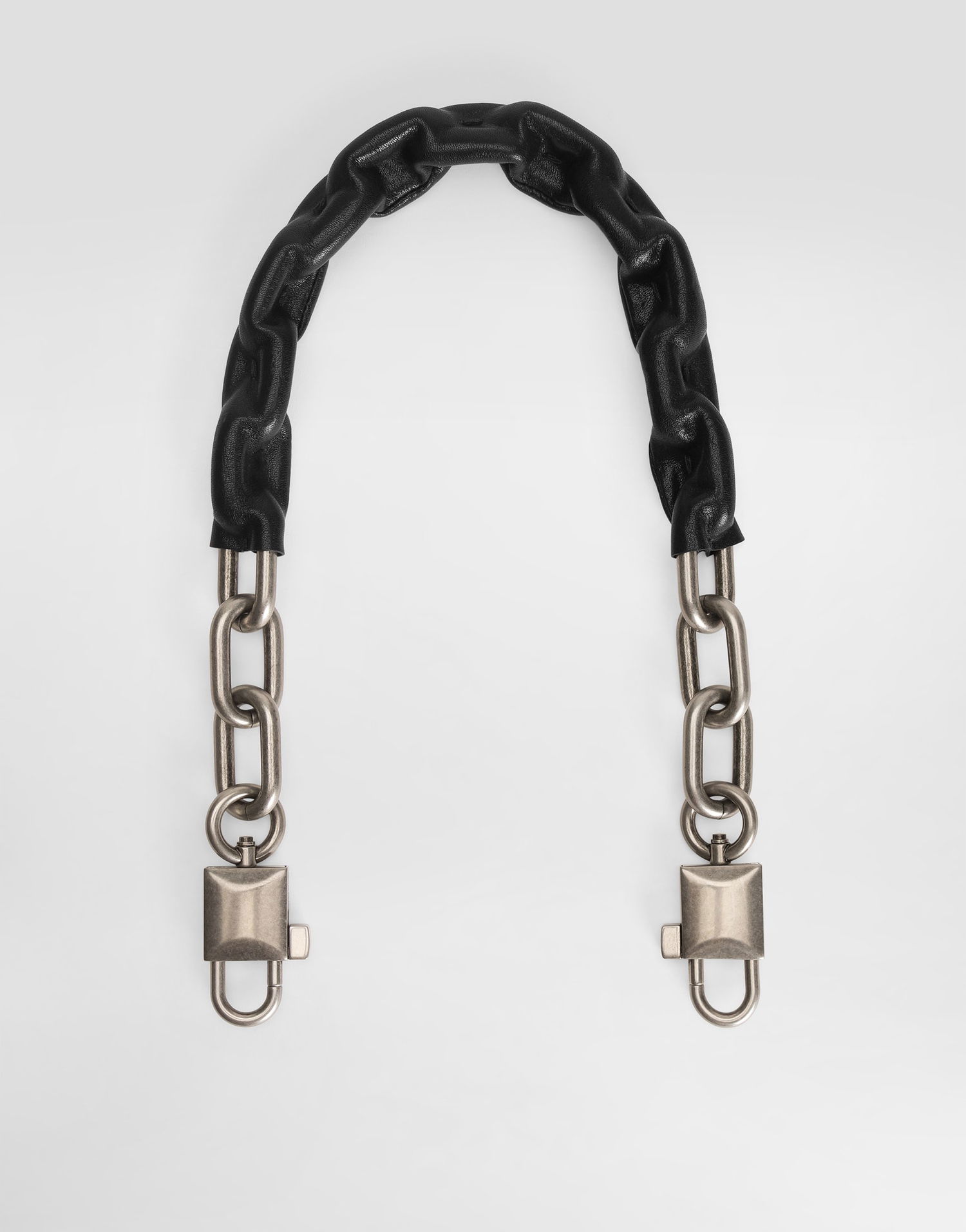 Раници и чанти Dolce & Gabbana Leather Wrapped Chain Bag Strap Черно | BI3429AW1188Z882, 0