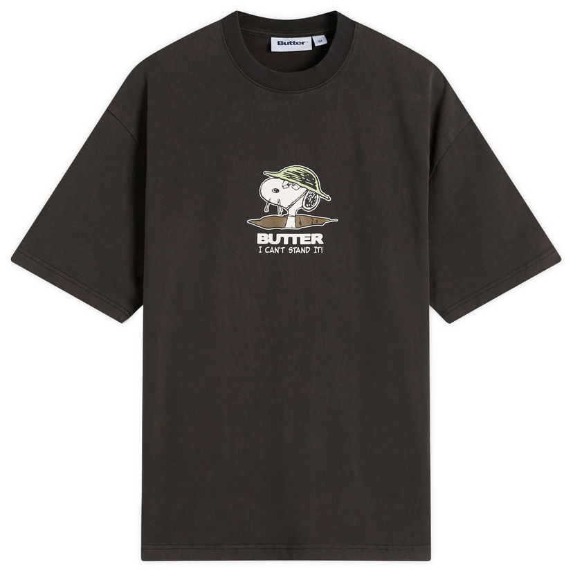 Тениска Butter Goods Peanuts Can't Stand It T-Shirt Кафяво | BGBP240102-WBK