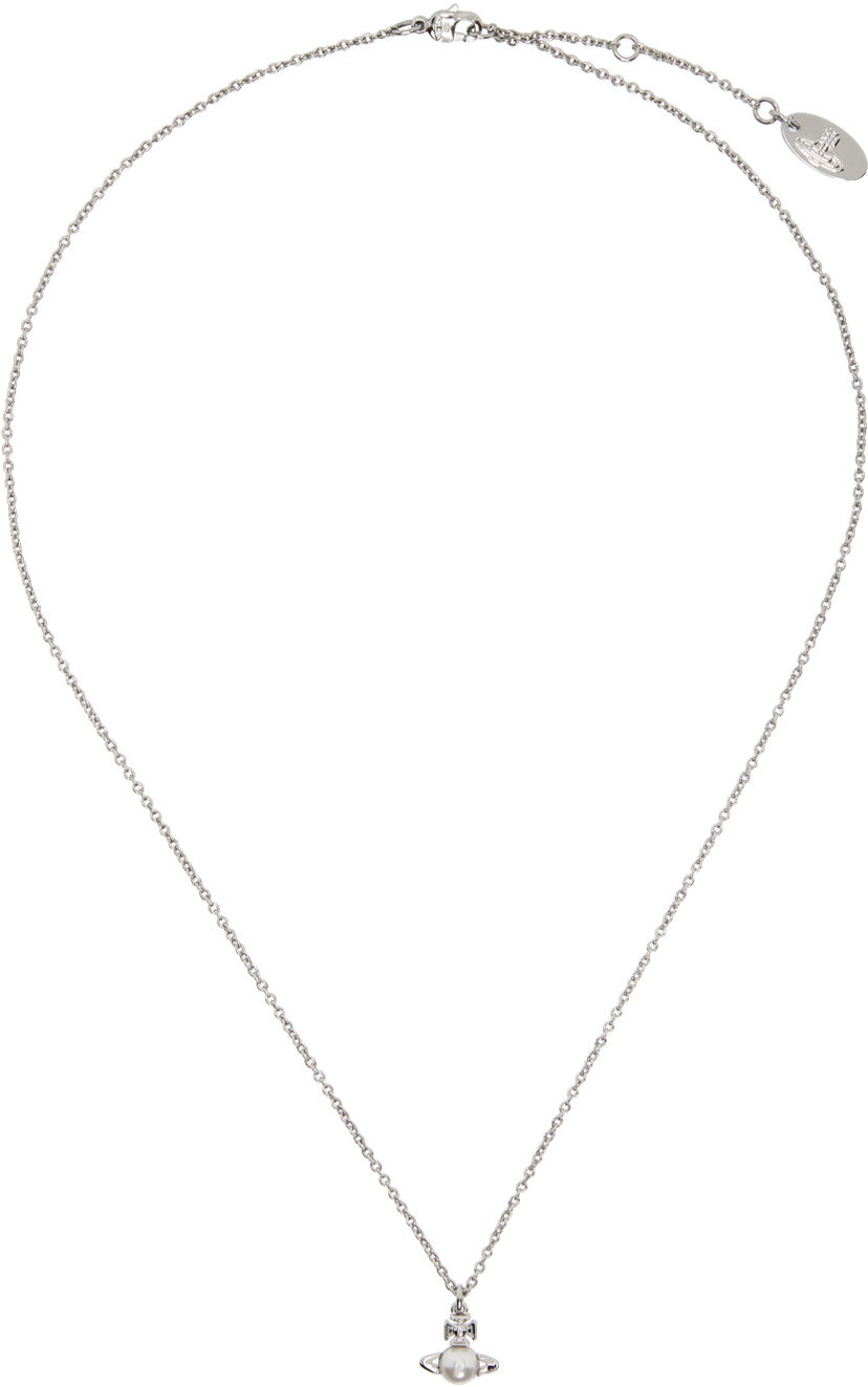 Колие Vivienne Westwood Balbina Pearl Pendant Necklace Металик | 63020323-02P118-CN