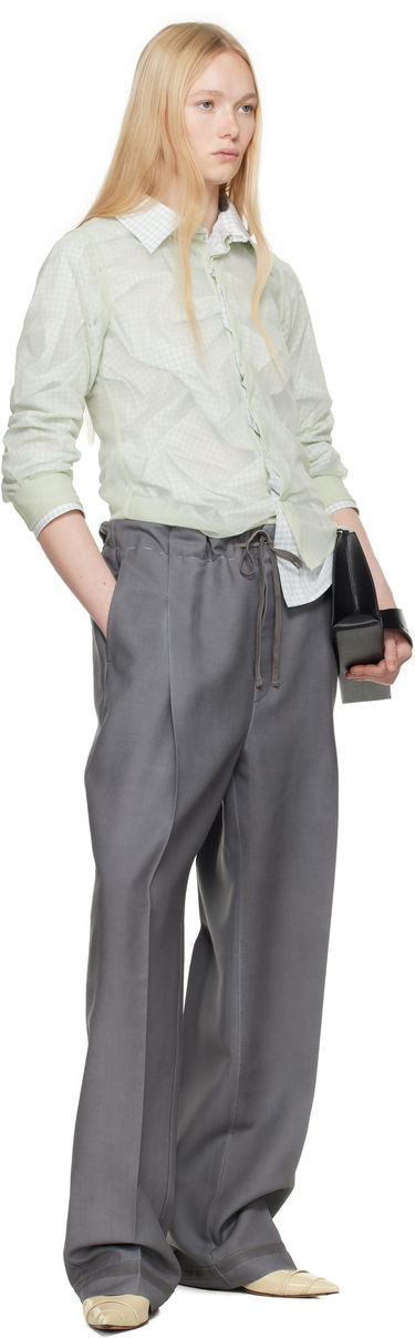 Панталони Maison Margiela Maison Margiela Mohair Trousers Сиво | S51KA0572 M35301, 3