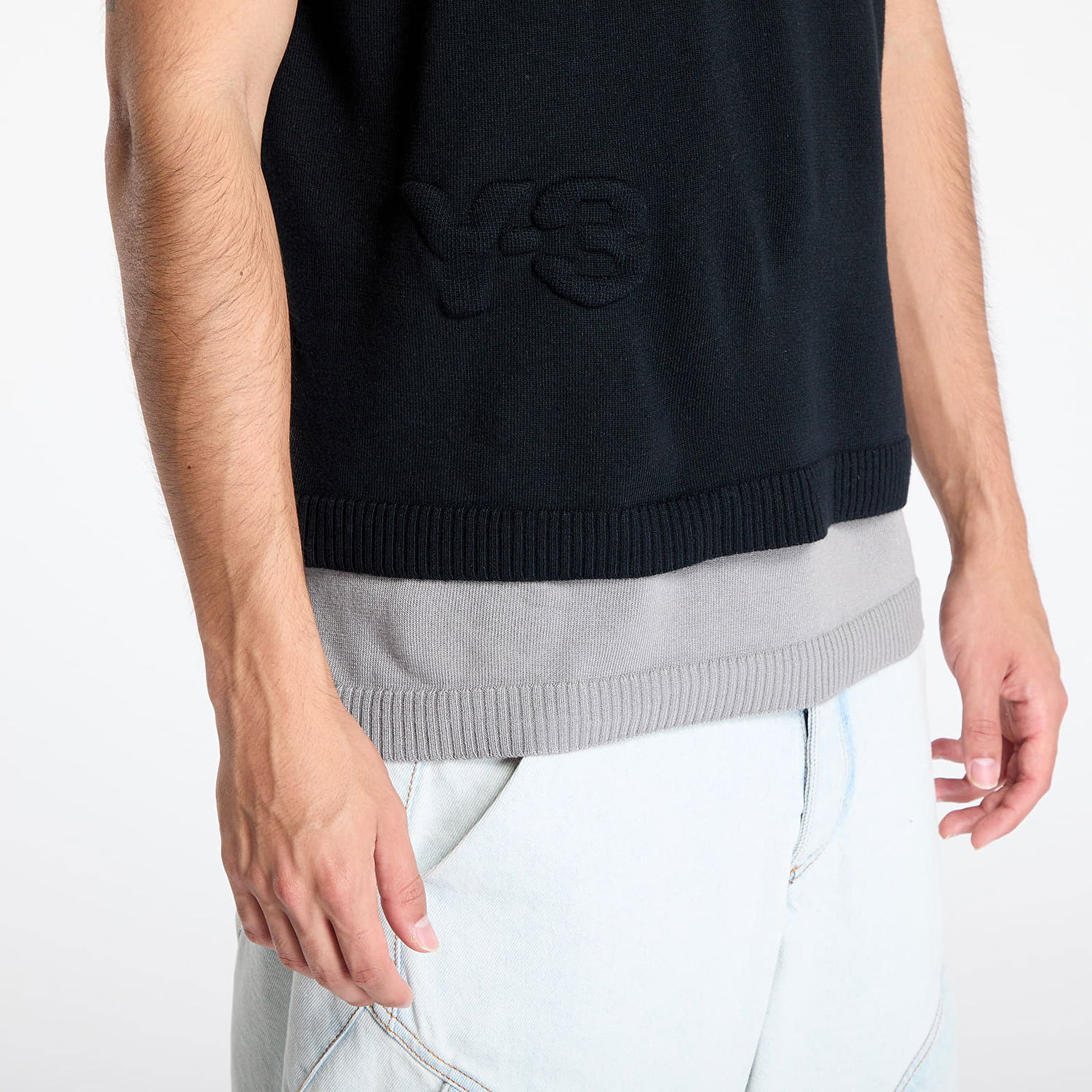 Жилетка Y-3 Y-3 Logo Knit Vest Черно | JX7334, 1
