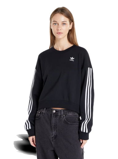 Суитчър adidas Originals Sweatshirt 3-stripes Черно | HC2064