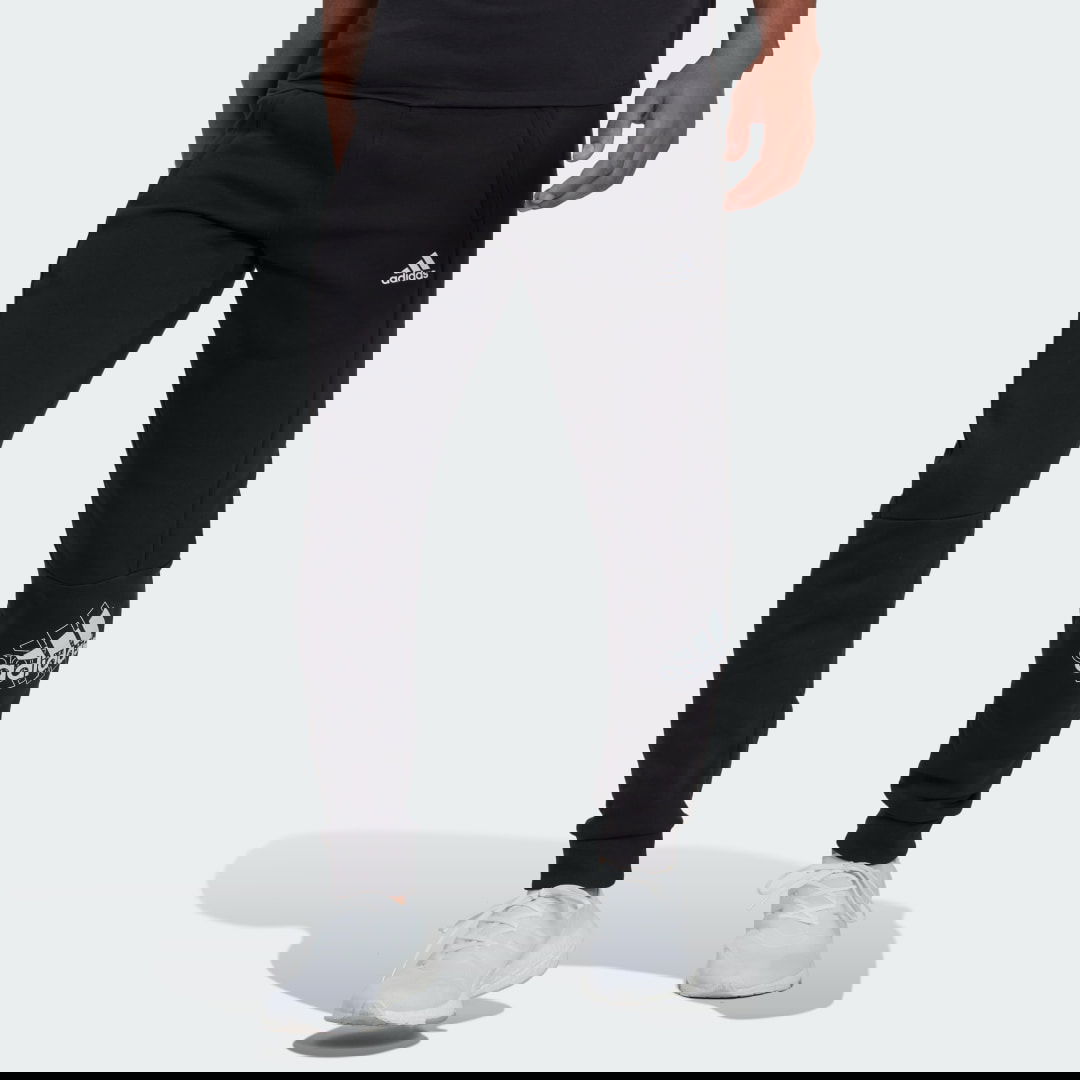Панталони и дънки adidas Originals Stadium Graphic P Черно | HN9063, 0