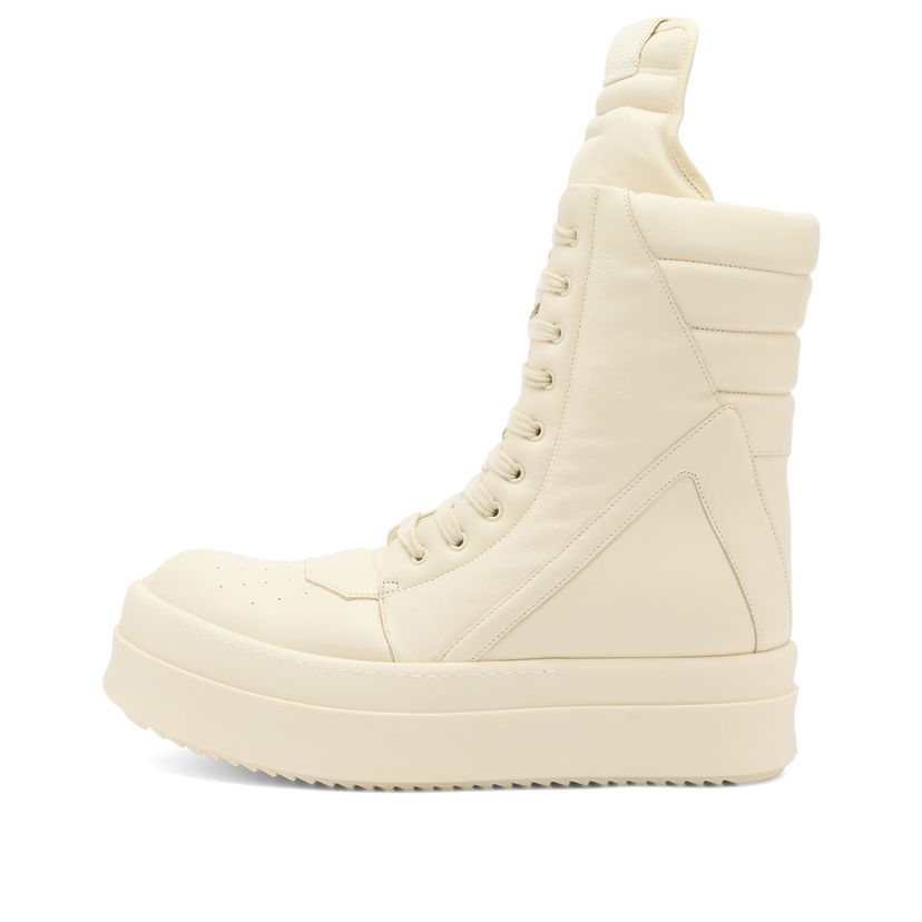 Кецове и обувки Rick Owens Mega Geobasket Sneakers Бежово | RR02E1855-LCO-1111