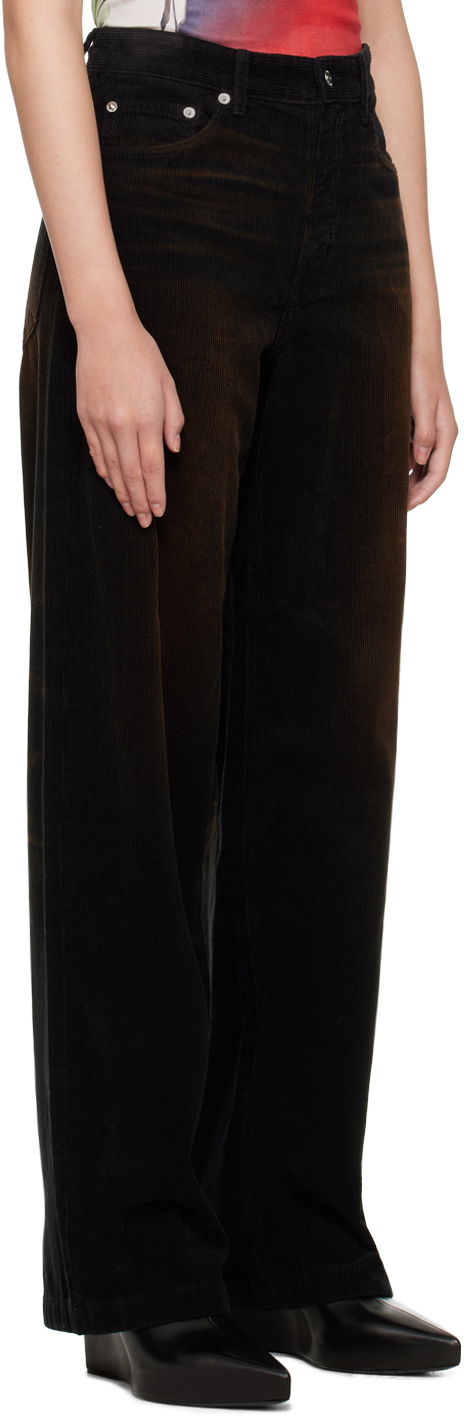 Дънки We11done Washed Wide-Leg Trousers Черно | WD-DP3-22-392-W-BK, 1