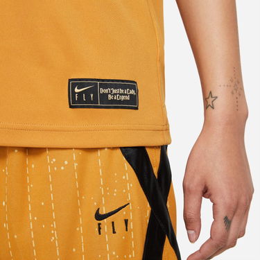 Тениска Nike Dri-Fit Swoosh Fly Basketball Jersey Жълто | DC7907-712, 1