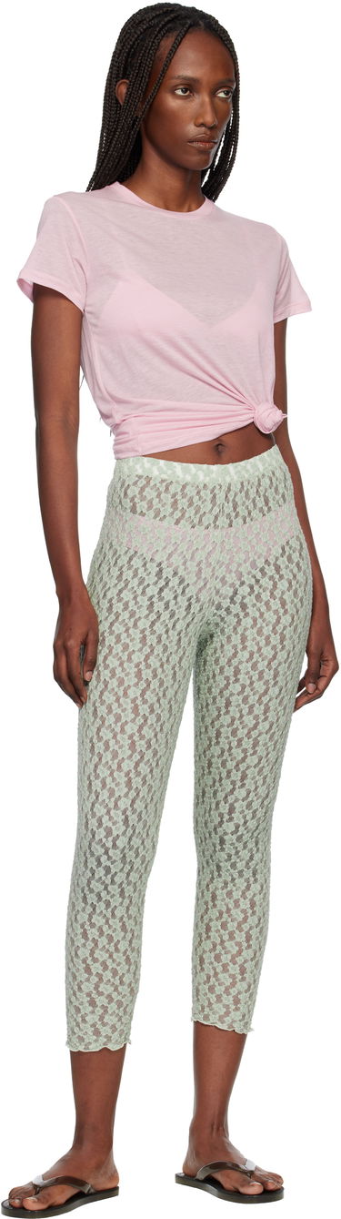 Клинове Baserange Serra Lace Leggings Зелено | PASEL-LA-WI25, 3