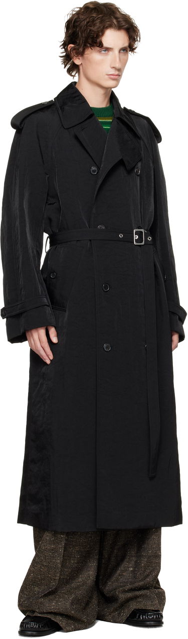 Тренчкот JW Anderson JW Anderson Double-Breasted Trench Coat Черно | CO0338-PG1818, 3