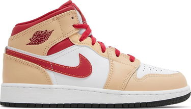 Кецове и обувки Jordan Air Jordan 1 Mid "White Onyx Light Curry" GS Оранжево
 | 554725-201, 0