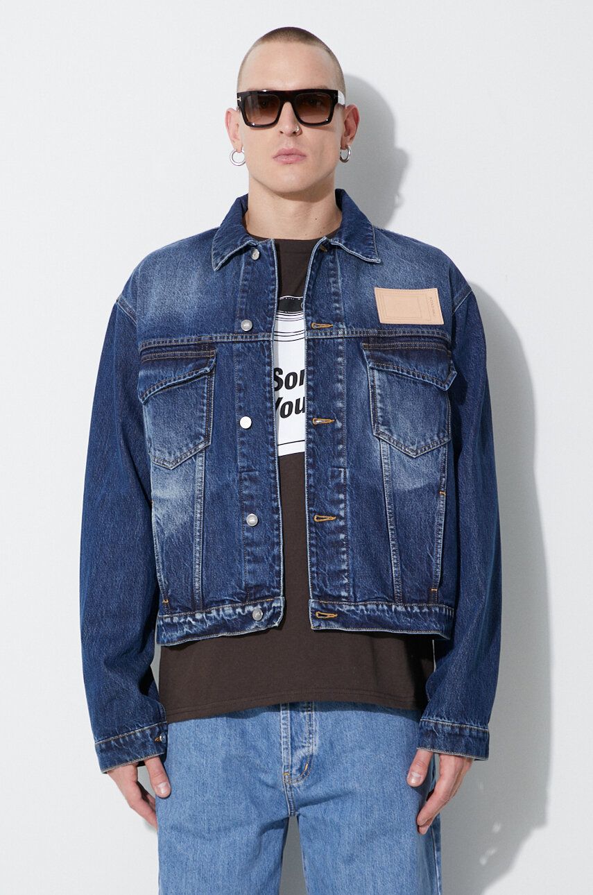 Яке A-COLD-WALL* Denim Jacket Vintage Wash Синьо | ACWMH049, 0