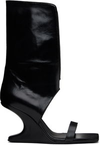 Rick Owens Hollywood Winged Cantilever Heeled Sandals