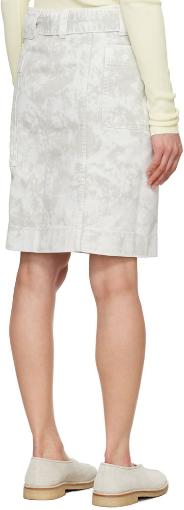 Пола LEMAIRE Lemaire Apron Denim Miniskirt Бяло | SK1024 LD1012, 2