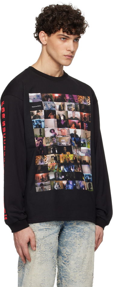 Тениска Diesel Photo Collage Long Sleeve T-Shirt Черно | A16491-0AKAK-9XX, 1