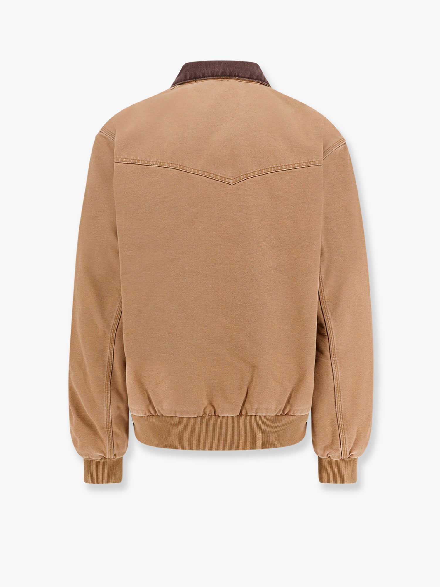 Яке бомбър Carhartt WIP Men's Brown Corduroy Collar Zip Up Jacket Кафяво | I03431700S4O, 1