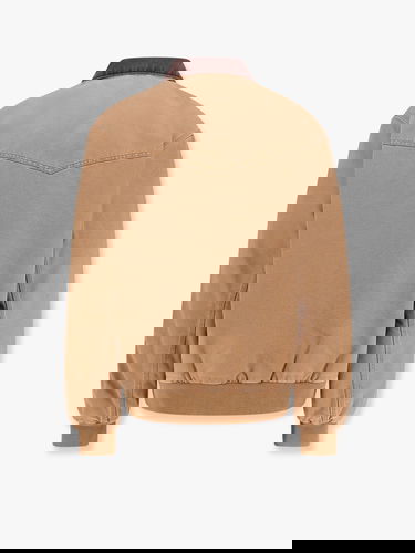 Яке бомбър Carhartt WIP Men's Brown Corduroy Collar Zip Up Jacket Кафяво | I03431700S4O, 1