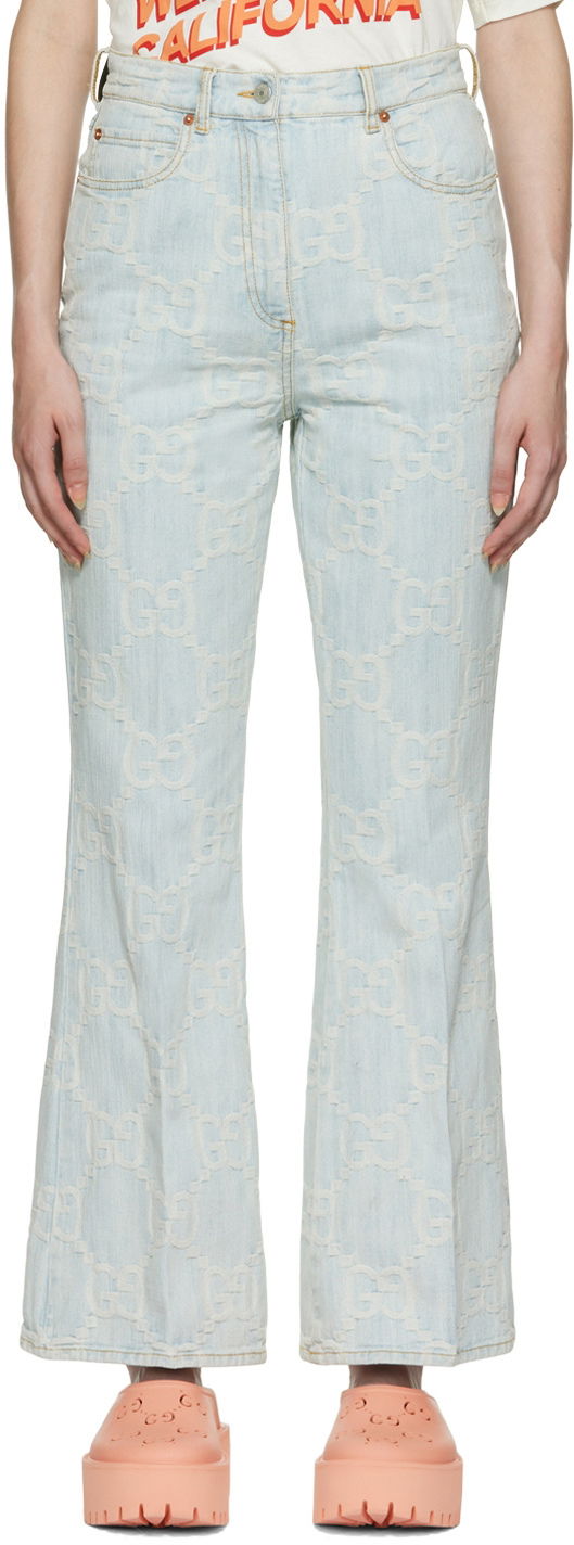 Дънки Gucci California Синьо | 701547 XDB14, 0