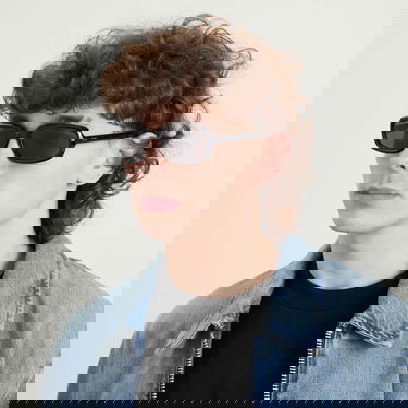 Слънчеви очила RETROSUPERFUTURE Troll Rectangular Frame Sunglasses Черно | 8059026147956, 5