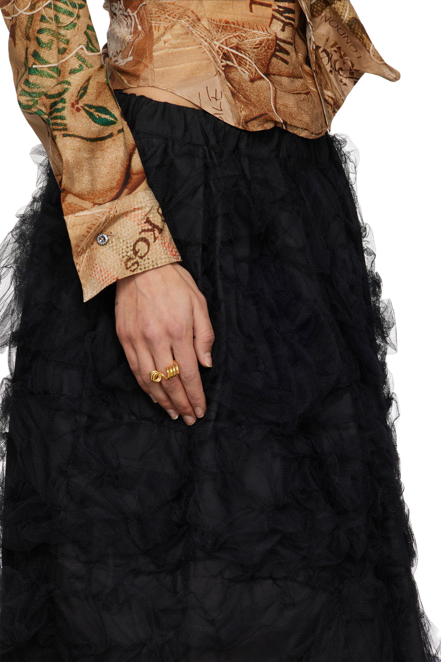 Пръстен Chopova Lowena Chopova Lowena Spring Ring Металик | 6564, 1