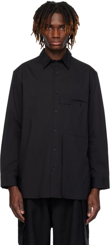 Риза Y-3 Y-3 Pleated Pocket Shirt Черно | JI7082, 0