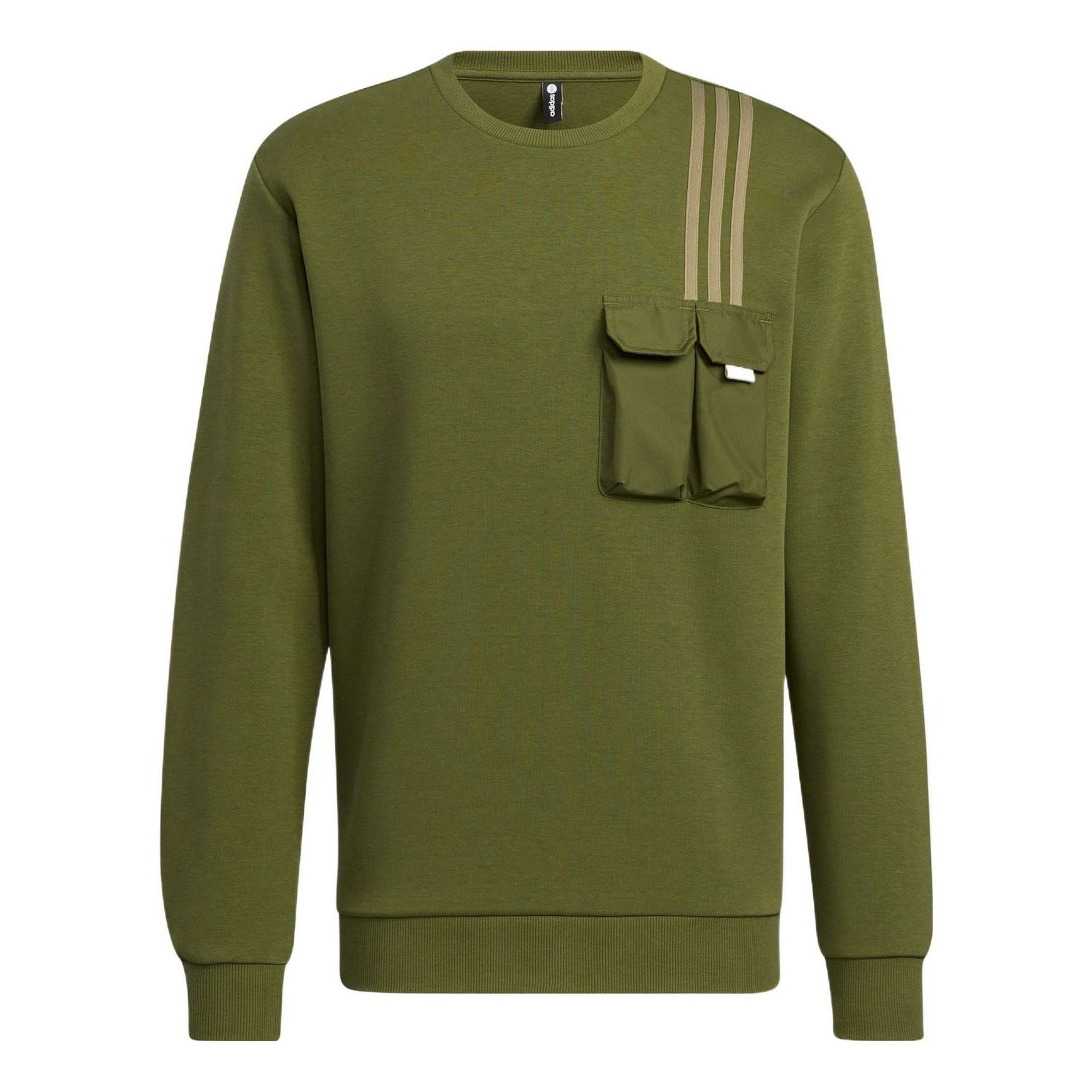Пуловер adidas Originals Classic Chest Pocket Sweatshirt Зелено | HM2018, 0