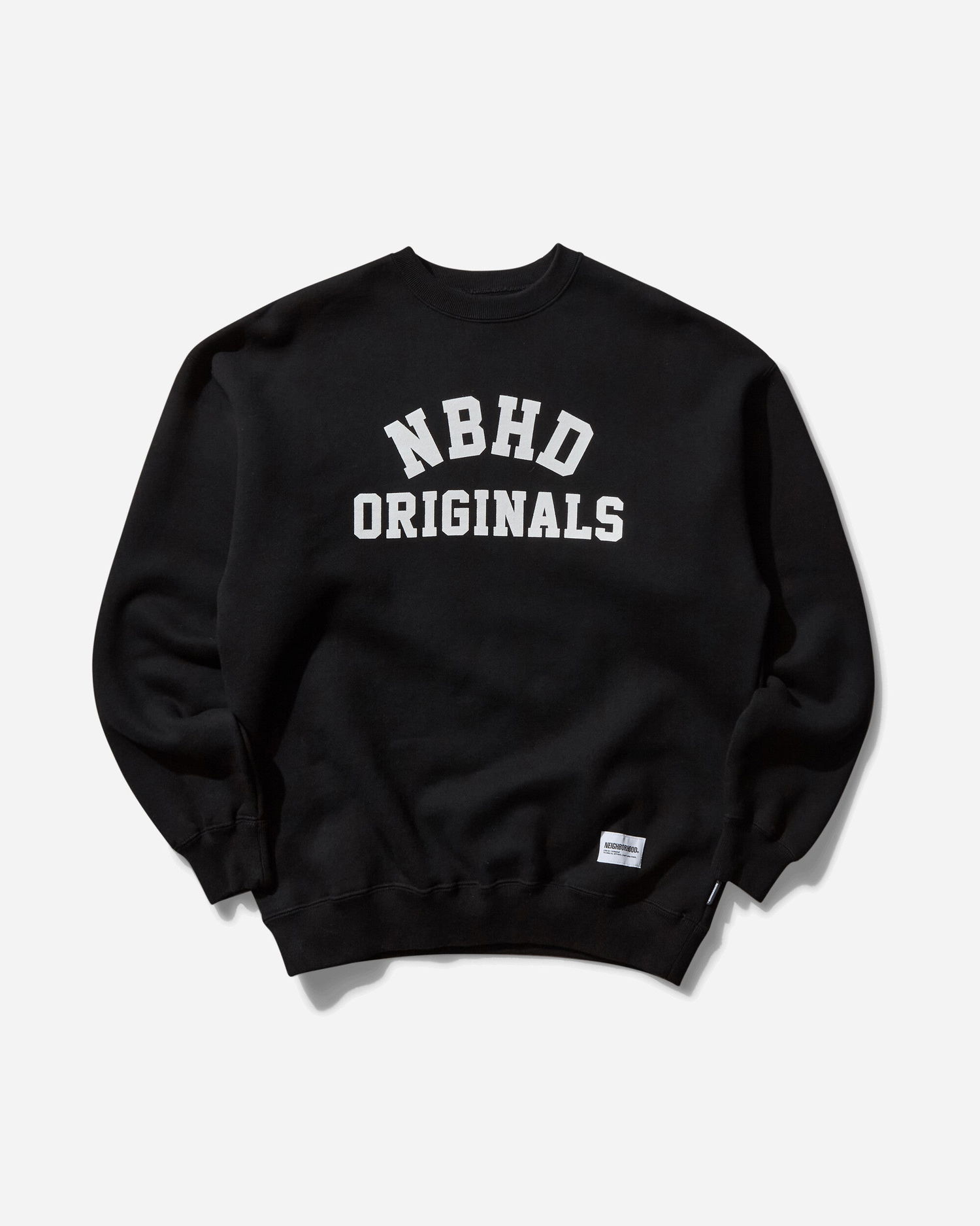 Суитчър Neighborhood Crewneck Sweatshirt NBHD Originals Черно | 242UWNH-CSM01 BK, 0