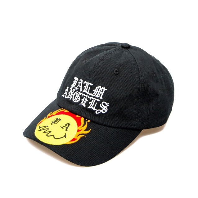 Шапка с козирка Palm Angels Burning Head Cap Черно | PMLB003R21FAB0041018, 0