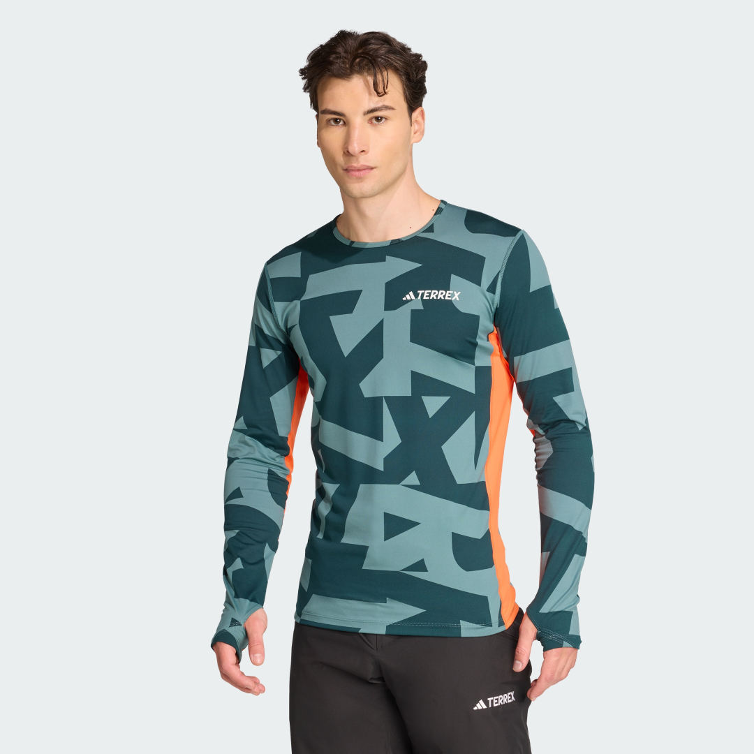 Тениска adidas Performance Long Sleeve Base Layer Tee Зелено | JP2756, 0