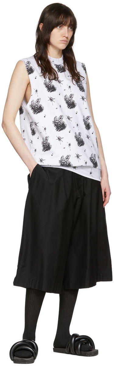 Потник We11done We11done Graphic Print Tank Top Бяло | WD-TV1-22-559-U-WH, 3