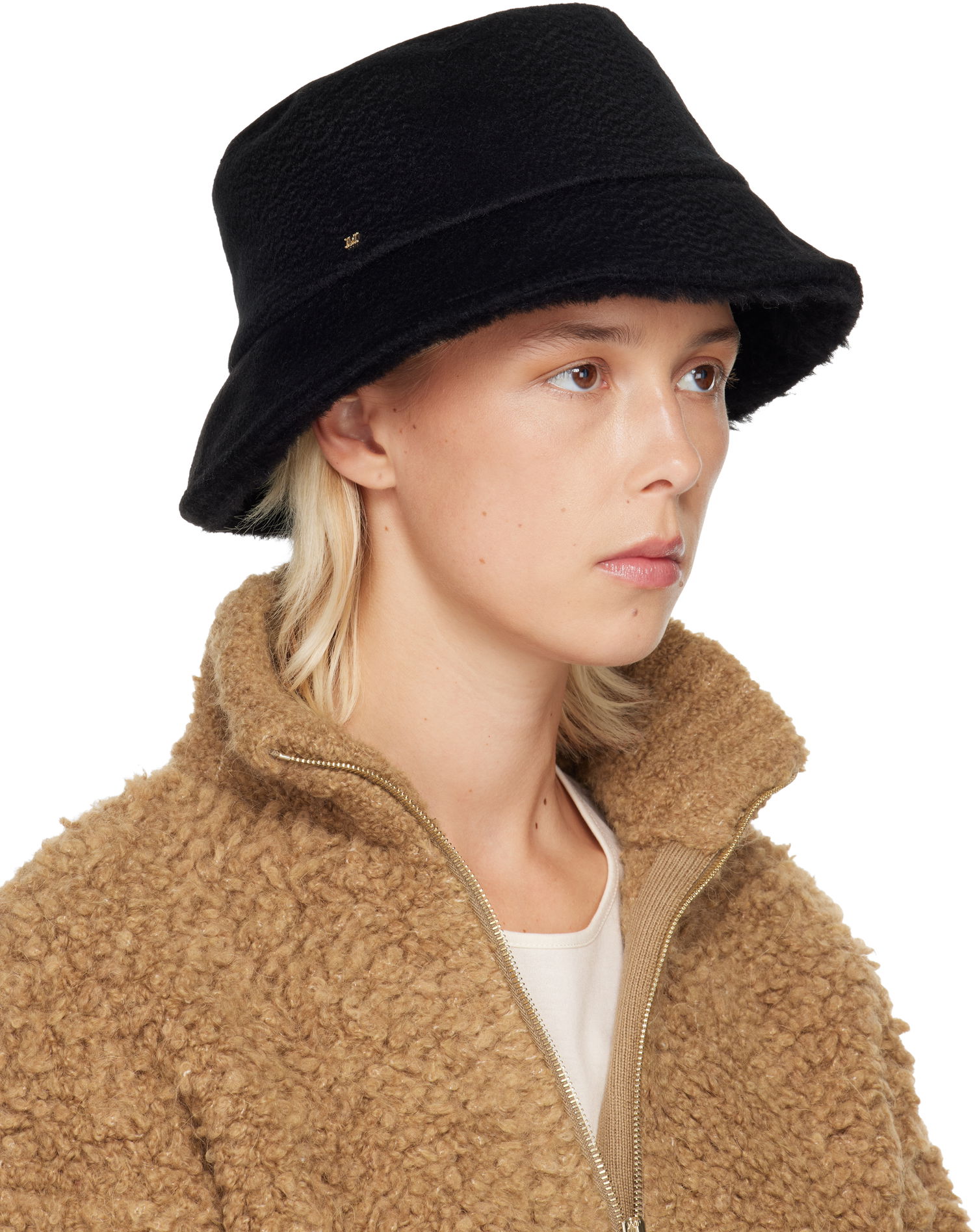 Шапка Max Mara Max Mara Fiducia Reversible Bucket Hat Кафяво | 2524576102600, 1