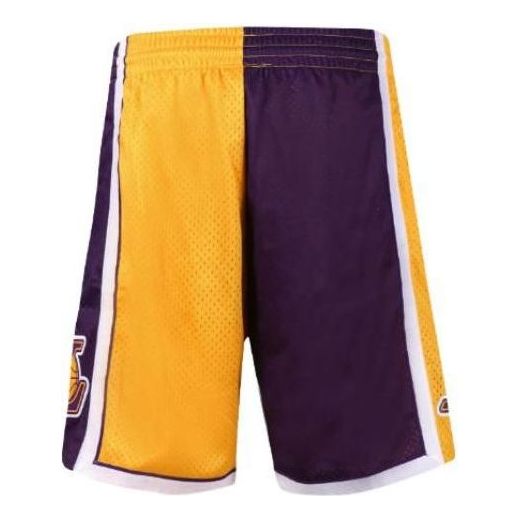 Къси панталони Mitchell & Ness Mitchell & Ness Los Angeles Lakers Split Swingman Shorts Лилаво | SMSH4855-LAL09PPPPRYW, 0