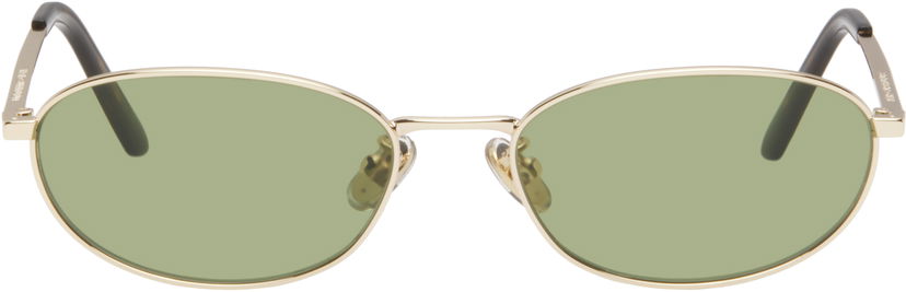 Слънчеви очила RETROSUPERFUTURE Uovo Oval Frame Sunglasses Металик | GI9