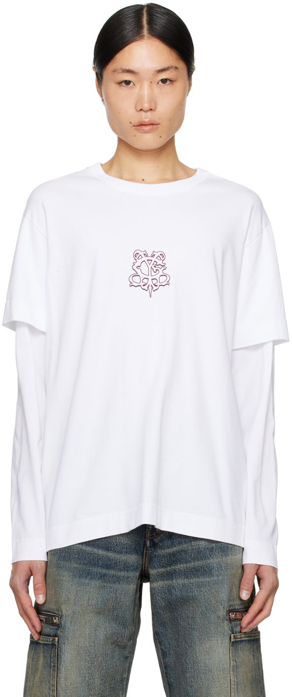 Тениска Givenchy Layered T-Shirt Бяло | BM71G53YJK100, 0