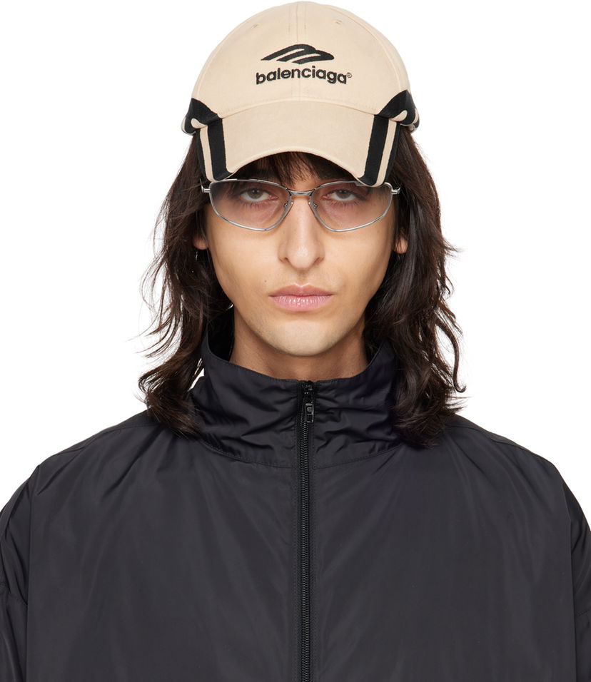 Шапка с козирка Balenciaga 3B Sports Icon Cap Бежово | 766860-410B2-9460