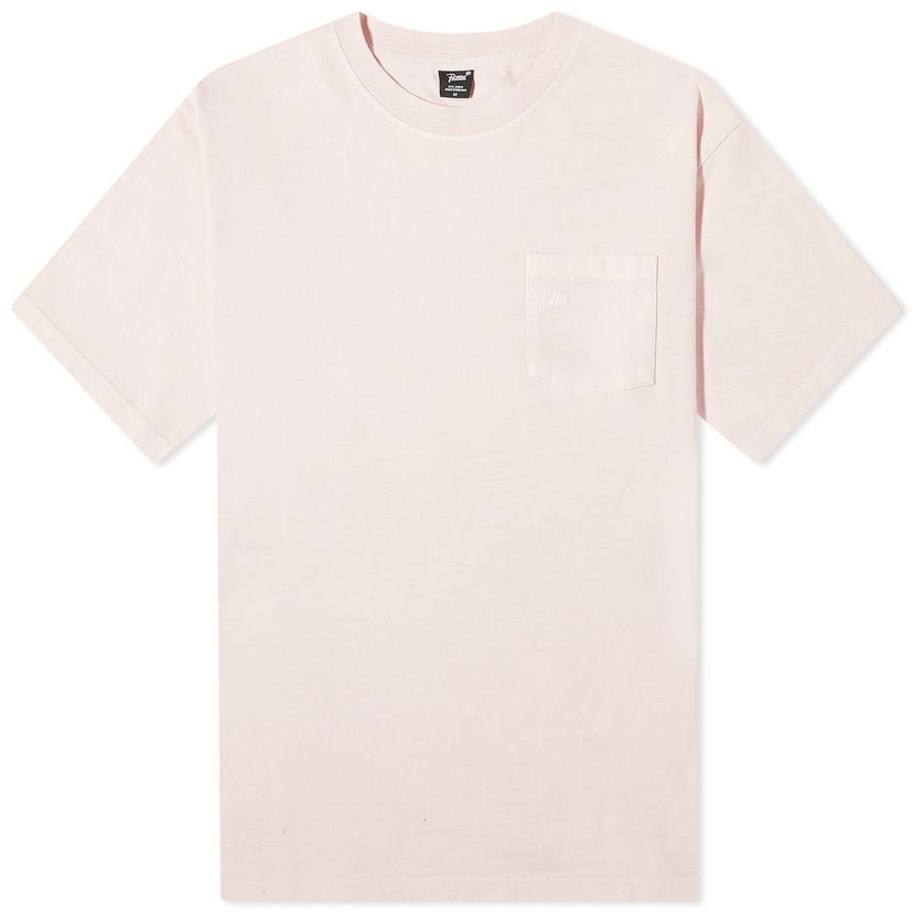 Тениска Patta Washed Pocket T-Shirt Бежово | POC-BS24-290-0140-085