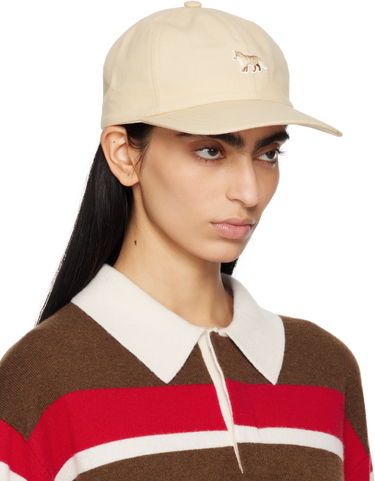Шапка с козирка MAISON KITSUNÉ Maison Kitsuné Baby Fox Baseball Cap Розово | OW06108WB0026, 3