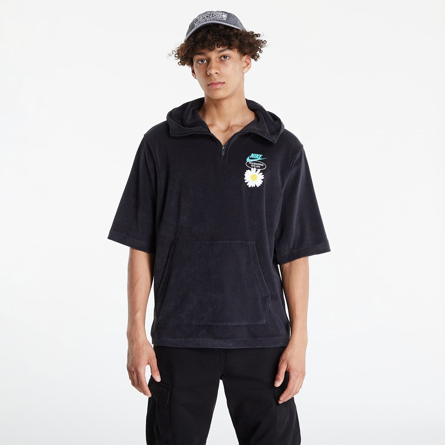Тениска Nike NSW Hbr-S Short Sleeve Top Черно | DM5062-010, 0