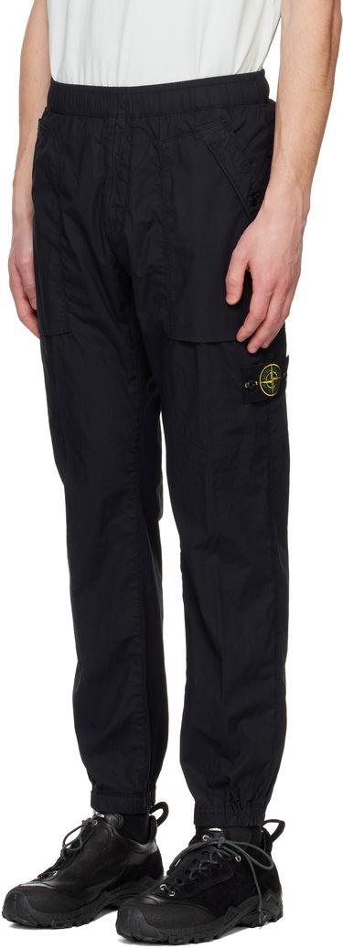 Карго панталони Stone Island Stone Island Stretch Cotton Tela Paracadute Sweatpants Черно | K1S15 3100017 S0003, 3
