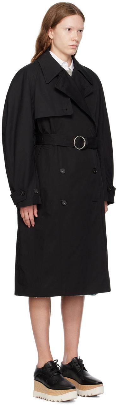 Тренчкот Stella McCartney Stella McCartney Belted Trench Coat Черно | 6700203CU403, 1